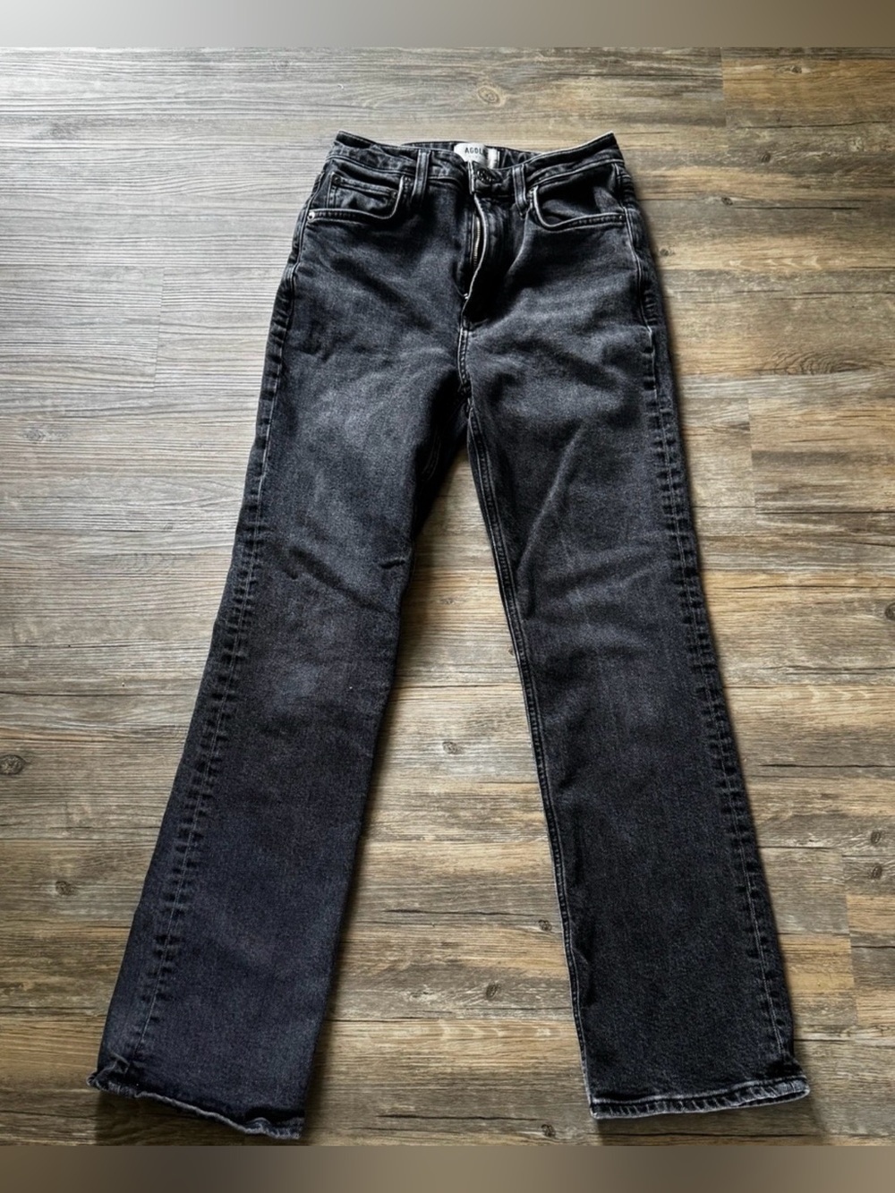 Agolde Straight Leg Black “Vintage” Jeans in Size 26